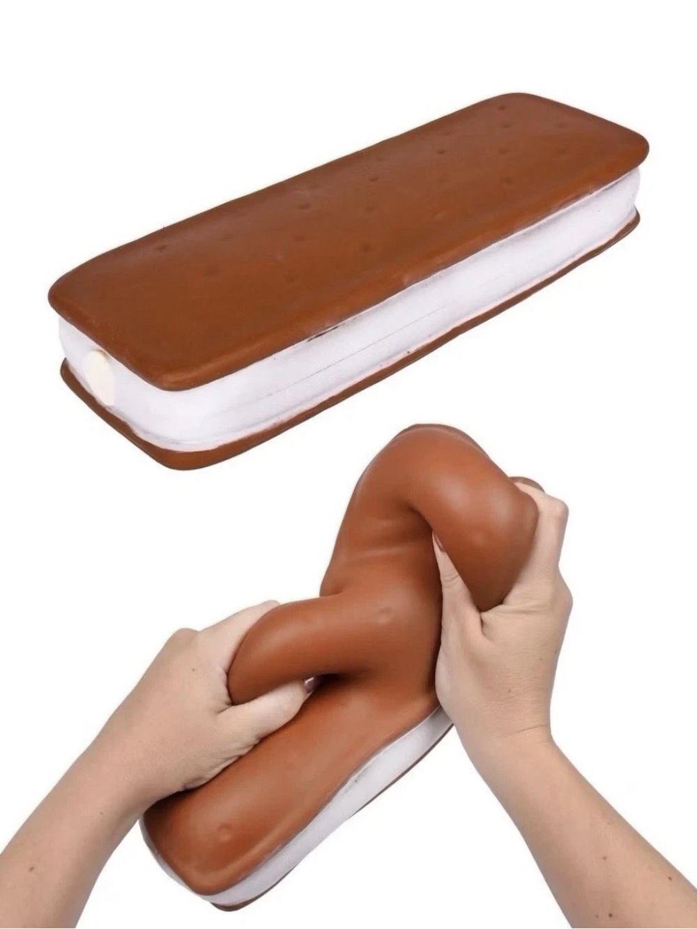 Sunny days squeezy icecream sandwich jumbo squishy toy viral authentic rms new